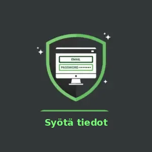 WilderBet Casinon logo näkyy kilven yläpuolella, jonka alla on lomake sähköpostin ja salasanan syöttämistä varten – käyttäjiä kehotetaan antamaan tunnuksensa.