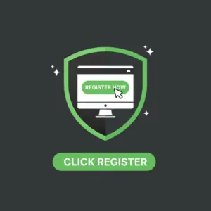 The WilderBet logo appears above a shield with a form, urging users to click the "Register Now" button to complete their registration process.